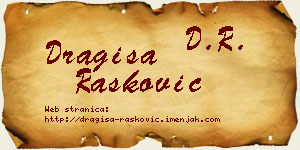 Dragiša Rašković vizit kartica